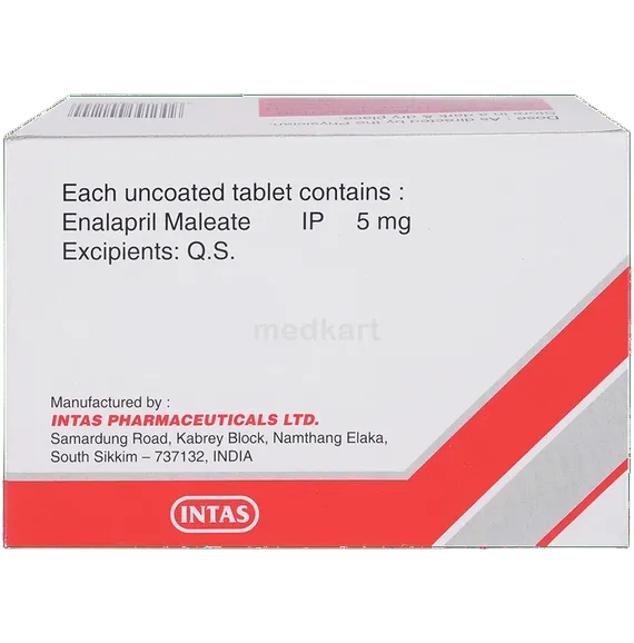 enapril 5mg tablet 15's